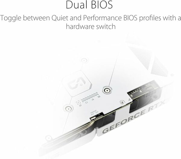 Carte Graphique | ASUS Dual GeForce RTX™ 4070 Evo White Edition 12GB VRAM – Image 2
