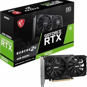 Carte Graphique | MSI GeForce RTX 3050 Ventus 2X E 6G OC