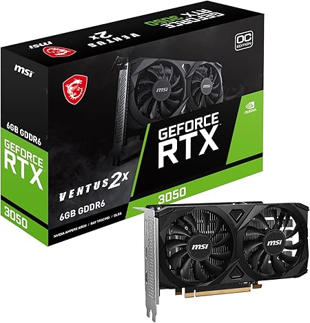 Carte Graphique | MSI GeForce RTX 3050 Ventus 2X E 6G OC