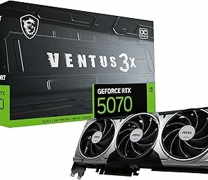 Carte Graphique | MSI NVIDIA GeForce RTX 5070 12G Ventus 3X