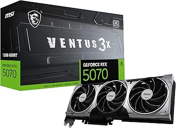 Carte Graphique | MSI NVIDIA GeForce RTX 5070 12G Ventus 3X