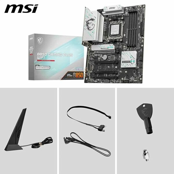 Carte mère | MSI B850 Gaming Plus WiFi Carte mère ATX - pour processeurs AMD Ryzen 9000/8000 / 7000, AM5 - DDR5 – Image 7