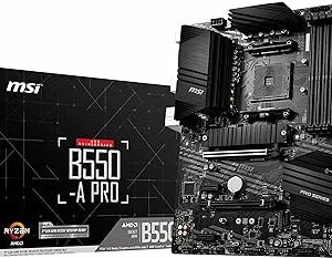 Carte Mère | MSI B550-A PRO (AMD AM4, DDR4, M.2, USB 3.2 Gen 2, HDMI, ATX Carte Mère)