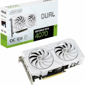 Carte Graphique | ASUS Dual GeForce RTX™ 4070 Evo White Edition 12GB VRAM