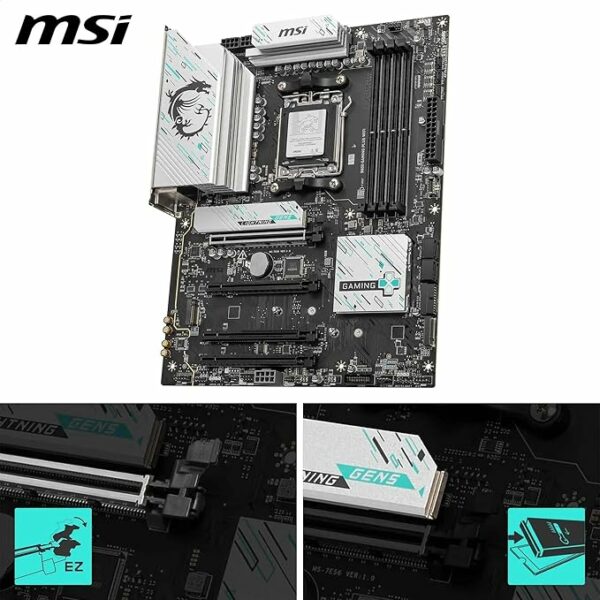 Carte mère | MSI B850 Gaming Plus WiFi Carte mère ATX - pour processeurs AMD Ryzen 9000/8000 / 7000, AM5 - DDR5 – Image 4