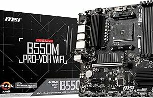 Carte mère | MSI B550M Pro-VDH WiFi Carte mère AMD B550 Emplacement AM4 Micro ATX