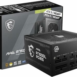 Alimentation - MSI Mag A750GL PCIe5 - 750Watts Modulaire
