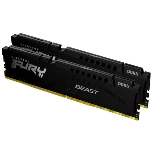 Kit Barrettes mémoire 32Go (2x16Go) DIMM DDR5 Kingston Fury Beast 5200MHz (Noir) – Image 2