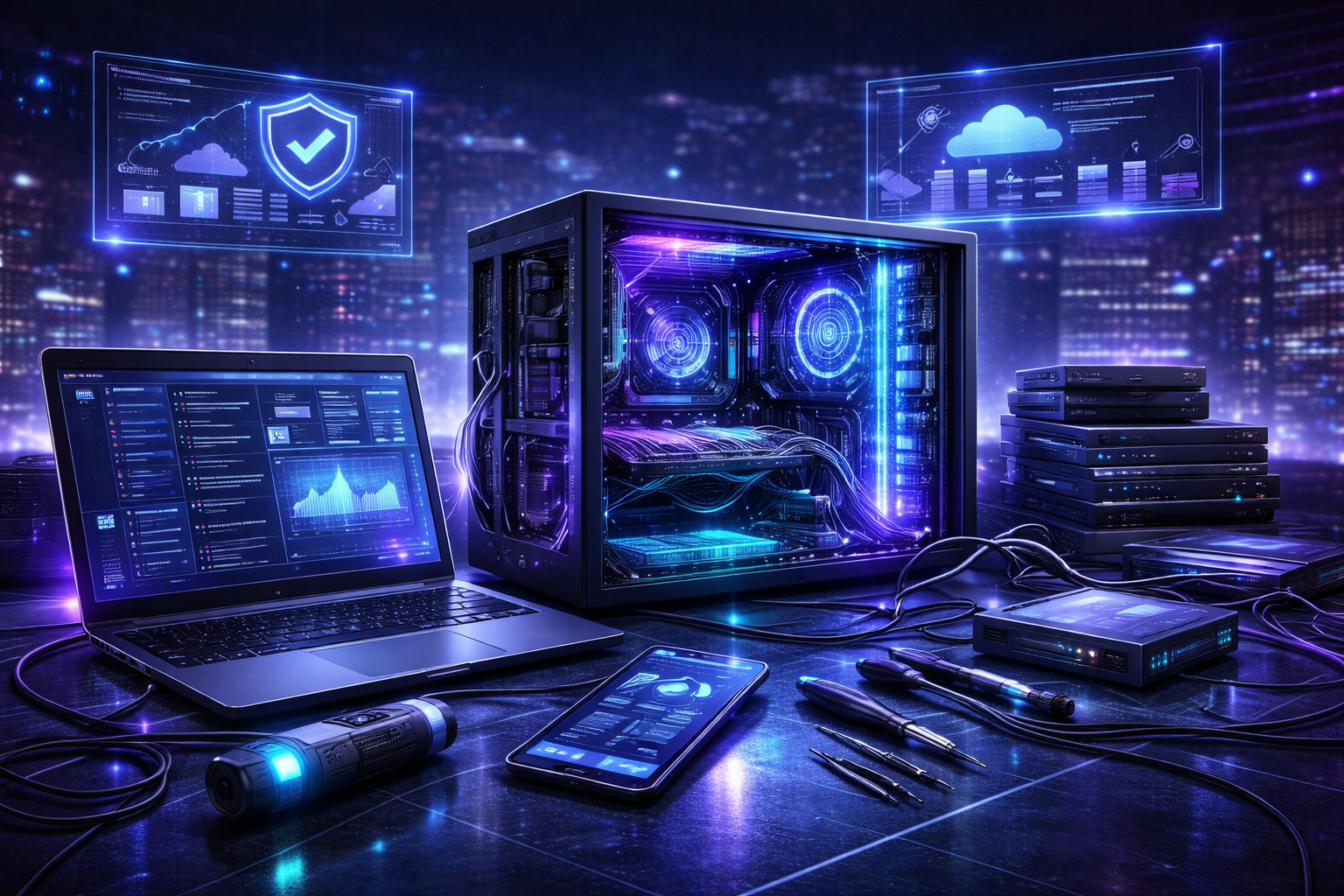 Informatique et maintenance professionnelle - dépannage, optimisation et supervision SkyInfoTech