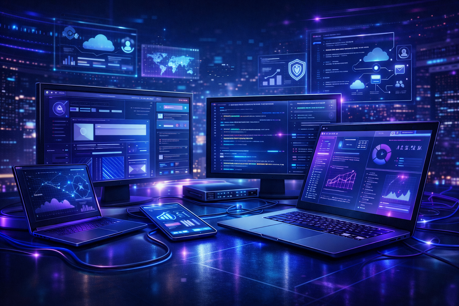 Création de site web et développement logiciel professionnel - SkyInfoTech